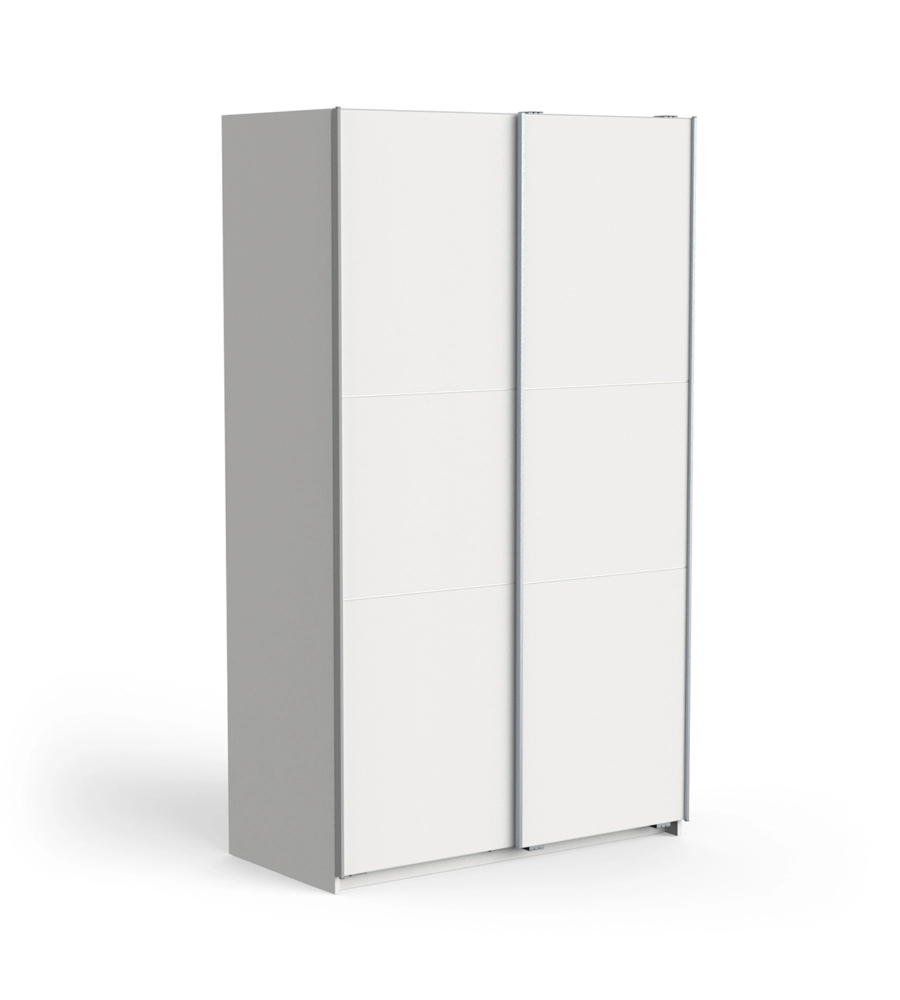 ARMADIO "GHOST" BIANCO CON ANTE SCORREVOLI, 116X59X203 CM